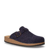 Ciabatta in tessuto blu | Boscaini Scarpe