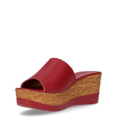 Ciabatta con zeppa rosso | Boscaini Scarpe