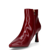 Tronchetto a punta in ecopelle rosso | Boscaini Scarpe