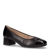 Décolleté in pelle e ecopelle nero | Boscaini Scarpe