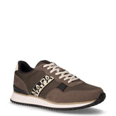 Sneaker in tessuto ed ecopelle grigio | Boscaini Scarpe