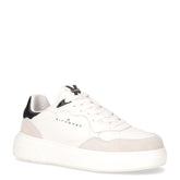Sneaker in pelle e ecopelle bianco nero | Boscaini Scarpe