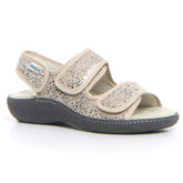 Sandalo beige leo - Comfort Donna | Boscaini Scarpe