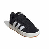 Grand Court Alpha 00s sneaker in pelle nero bianco | Boscaini Scarpe
