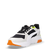 Trinity 2 sneaker in ecopelle e tessuto bianco nero | Boscaini Scarpe