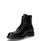 Stivaletto in pelle con zip nero | Boscaini Scarpe