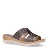 Ciabatta in ecopelle con strass canna di fucile | Boscaini Scarpe