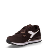 N.92 sneaker in tessuto ed ecopelle chicco di caffè | Boscaini Scarpe