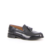 Mocassino con nappine nero - EXTON UOMO | Boscaini Scarpe