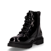 Anfibio bambina in ecopelle nero vernice | Boscaini Scarpe