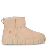 Stivaletto caldo in pelle beige | Boscaini Scarpe