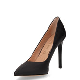 Décolleté a punta in pelle nero | Boscaini Scarpe