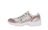530 sneaker in ecopelle rosa bianco | Boscaini Scarpe