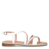 Sandalo bianco argento | Boscaini Scarpe