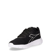 Evo Run GS sneaker ragazzo in tessuto nero bianco | Boscaini Scarpe