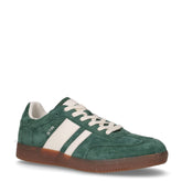 Sneaker in pelle verde - Sneakers Uomo | Boscaini Scarpe