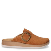 Ciabatta in ecopelle scamosciata cammello | Boscaini Scarpe