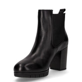 Tronchetto slip on in pelle nero | Boscaini Scarpe