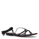 Sandalo infradito con laccetti nero | Boscaini Scarpe