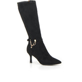 Stivale a punta con tacco black | Boscaini Scarpe