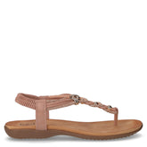 Sandalo infradito in ecopelle con strass rosa | Boscaini Scarpe