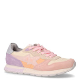 Stargirl Mix Colors sneaker bambina in pelle e tessuto bianco panna | Boscaini Scarpe