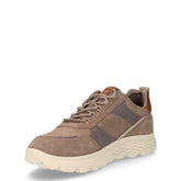 Spherica sneaker in pelle ed ecopelle grigio marrone | Boscaini Scarpe