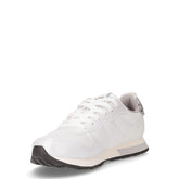 Stargirl Silver Mesh sneaker bambina in ecopelle e tessuto bianco | Boscaini Scarpe