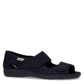 Pantofola con strappi blu | Boscaini Scarpe