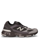 603 sneaker in tessuto e pelle nero grigio | Boscaini Scarpe