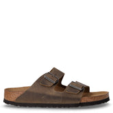 Arizona ciabatta in pelle faded khaki | Boscaini Scarpe