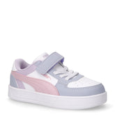 Caven 2.0 Block sneaker bambina in ecopelle bianco rosa lilla | Boscaini Scarpe