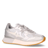 Starlight Silver sneaker in tessuto ed ecopelle argento - SUN68 | Boscaini Scarpe