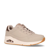 uno golden air sneaker in ecopelle beige | Boscaini Scarpe