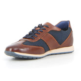 Scarpa sportiva cognac dark blue | Boscaini Scarpe