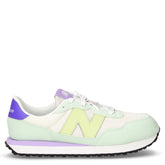 237 sneaker in tessuto ed ecopelle ragazza sale lime verde | Boscaini Scarpe