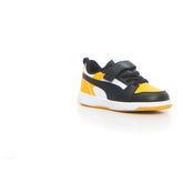 Rebound V6 sneaker bambino white black tangerine - Sneakers Bambino | Boscaini Scarpe