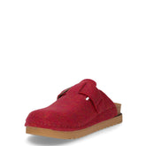 Ciabatta da casa in tessuto rosso | Boscaini Scarpe