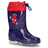 Stivaletto da pioggia in gomma con luci bambino blu | Boscaini Scarpe