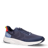 Ocean sneaker in tessuto traforato blu navy rosso | Boscaini Scarpe