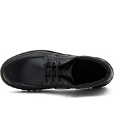 Stivaletto stringato nero | Boscaini Scarpe