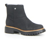 Stivaletto con zip nero | Boscaini Scarpe