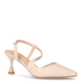 Sandalo con tacco a punta in ecopelle beige - TOO LIKE | Boscaini Scarpe