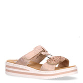 Ciabatta con strappi rosegold | Boscaini Scarpe