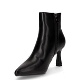 Tronchetto a punta in ecopelle con zip nero | Boscaini Scarpe