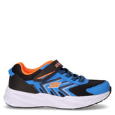 Microspec Tread sneaker in tessuto ed ecopelle blu nero arancio | Boscaini Scarpe
