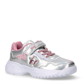 Sneaker in ecopelle bambina argento rosa | Boscaini Scarpe
