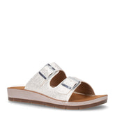 Ciabatta in ecopelle bianco argento | Boscaini Scarpe