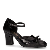 Sandalo con tacco in ecopelle nero tortora - Sandali Donna | Boscaini Scarpe