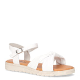 Sandalo in pelle bianco | Boscaini Scarpe